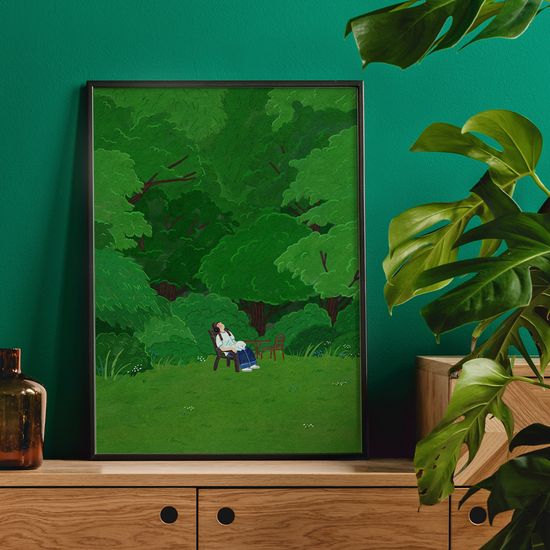 여름 소리 (Art Print) / 일러스트 액자