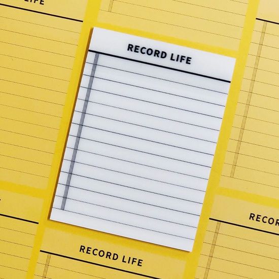 부착 메모지 반투명 책읽기  [WE40716]