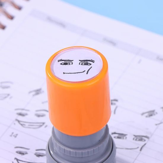 얼굴 표정 도장 스탬프 다꾸 다이어리 꾸미기 스탬프