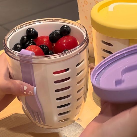 과일컵 후르츠팟 과일 도시락통 푸르트팟 샐러드 P687