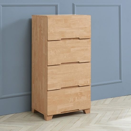 베일 네추럴 서랍장 4단 500 (착불)