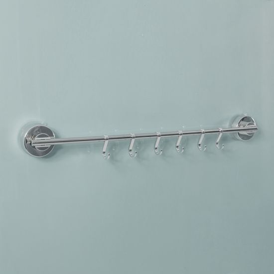 흡착식 주방 욕실 후크 걸이대 조리도구 세안용품걸이