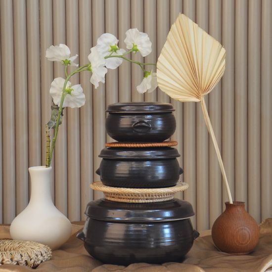 옹기종기 항아리 찬통(중) (뚜껑포함 1SET)