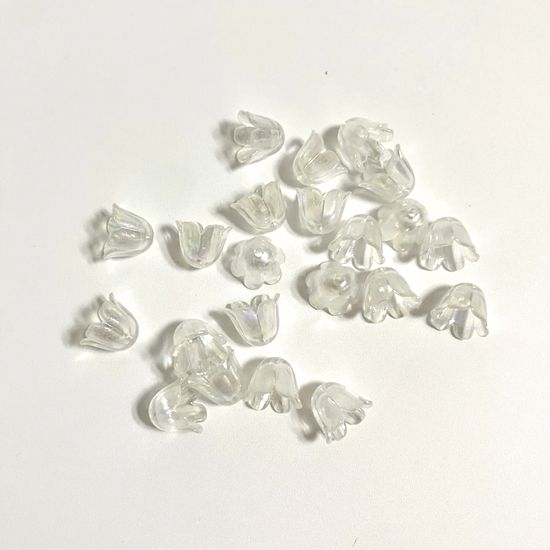 투명 은방울꽃 비즈 공예 식물 화분 끈갈피 만들기 