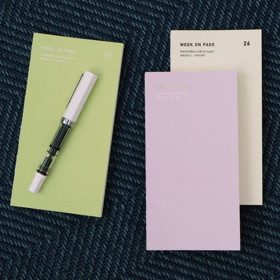 오첵 2026 날짜형 위크온페이지 위클리 다이어리