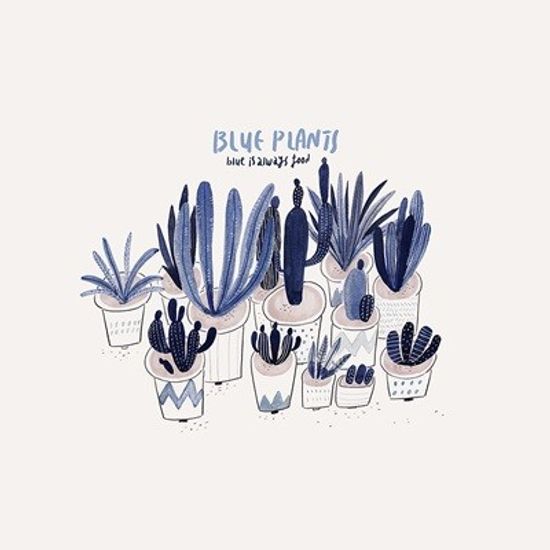 Blue plants 1 / 일러스트 액자