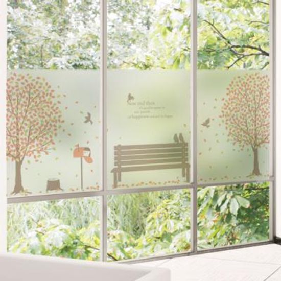 ik409-흩날리는나무와휴식처_글라스시트지