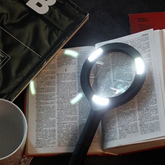 [아시아라이트] 손잡이형 LED 돋보기