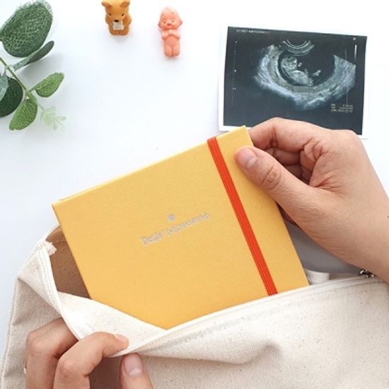쁘띠 임신 초음파앨범 A6 바인더-옐로우