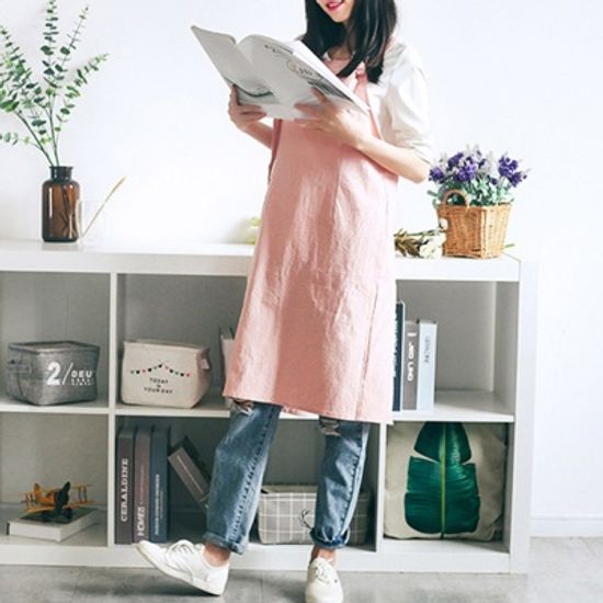 끈매듭 멜빵 원피스 앞치마 애견미용 꽃집앞치마9-1