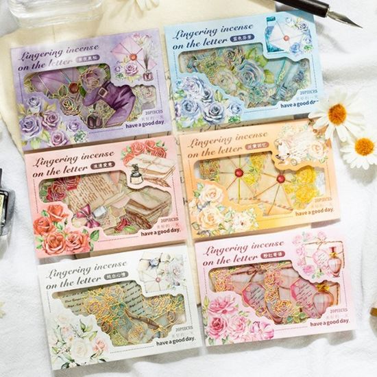 애프터  센트 장식 금박  PET 스티커 다꾸 폰꾸 폴꾸