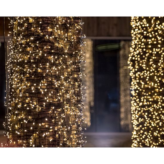 [도토로]300구 녹색선 LED 웜색 지니전구(30M) (점멸)