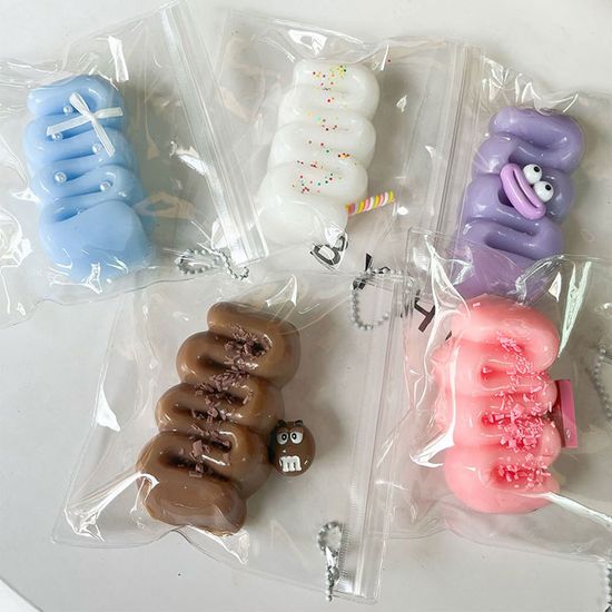 타바 스퀴시 고양이 발바닥 쿠키 파츠 말랑이 주물럭