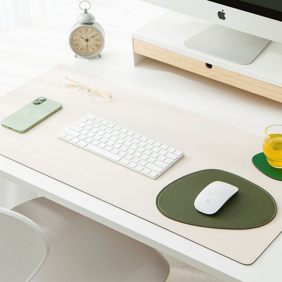 [무료각인]오브리즈 프리미엄 가죽 데스크매트