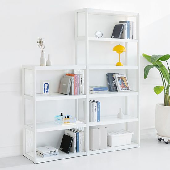 (특가) 철제책장 철망 인테리어 3단 5단 책장