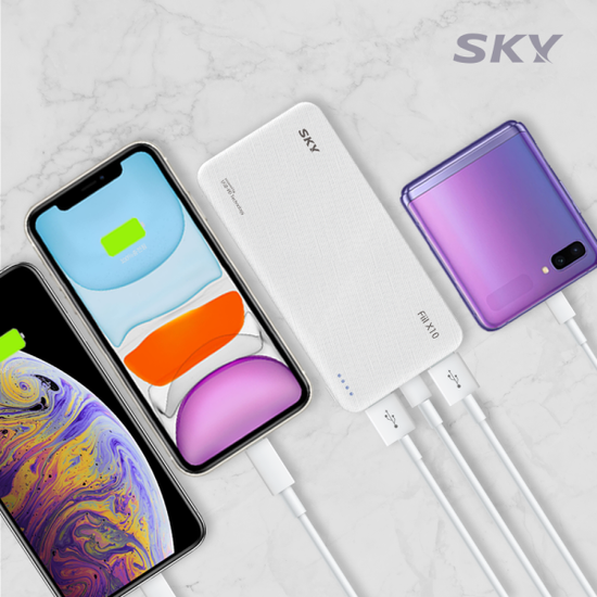 스카이 필 18W 고속충전 보조배터리 10000mAh X10PD