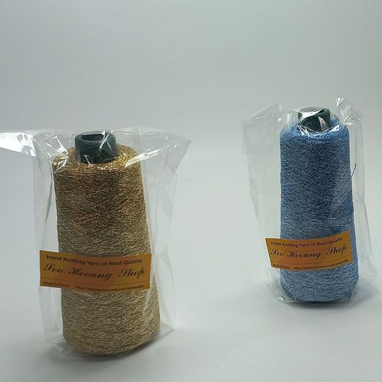 손뜨개 퐁퐁 반짝이 수세미실 털실(WE58CCA)