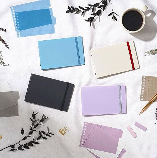 마루망B7 인투원 미니바인더 만년필수첩 노트