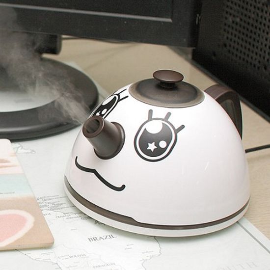 페이스 티팟 미니 주전자 가습기 - 세가지 색상