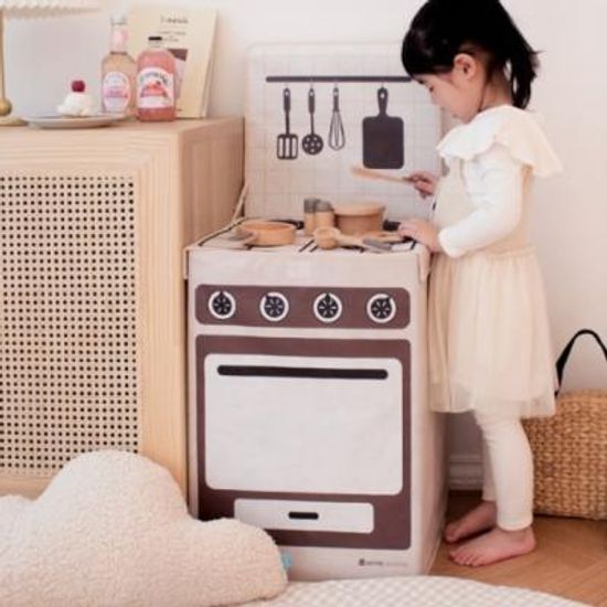 주방놀이 정리함 (베이지,핑크,화이트)