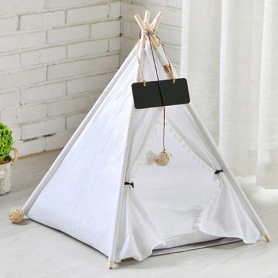 반려동물 린넨 쿠션 방석 텐트