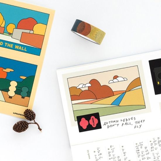 라이프앤피시스 스티커컬렉션 - 계절