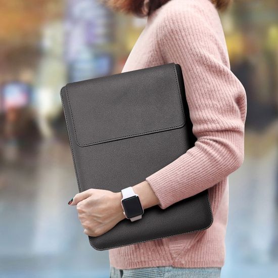 노트북 가죽 파우치 세트 15형 15.6형 챠콜