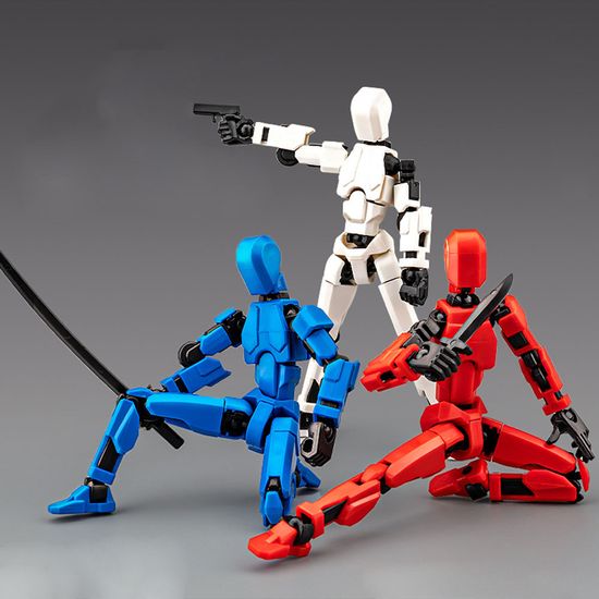 3D 프린트 다관절 액션 피규어 DIY 블록 조립 장난감