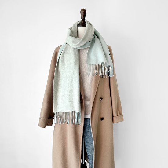 [베네]프리미엄 울100% 양면 솜사탕 머플러