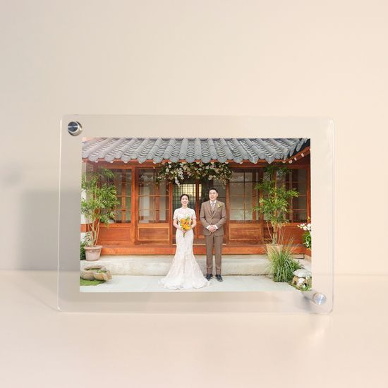 청첩장액자 투명 아크릴 사진액자 3x5 4x6 5x7 A4