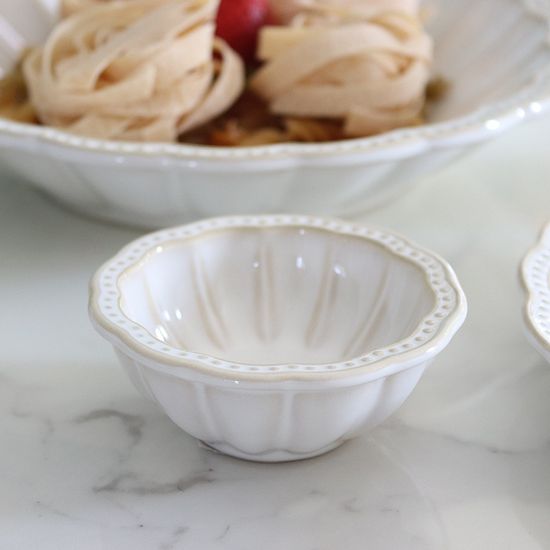 티니블랑 미뉴엣 도자기 그릇 8cm 딥소스볼1p