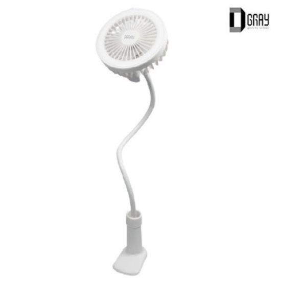 디그레이 LED 자바라 클립형 충전식 선풍기 DGF-2101