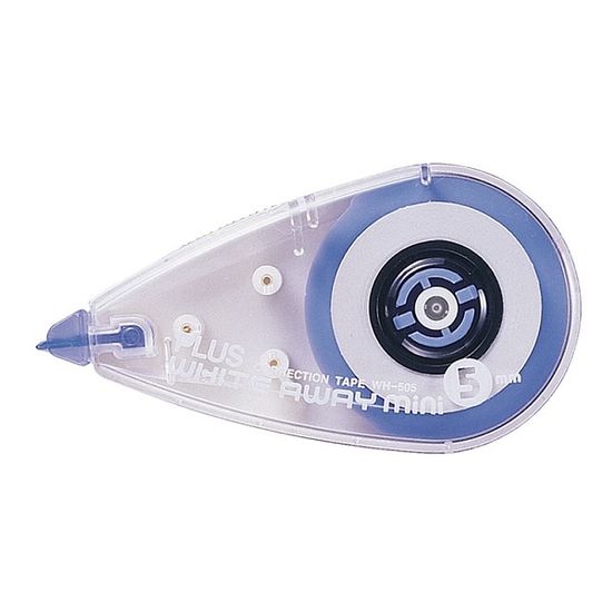 플러스 7M 휴대용 화이퍼 미니 수정테이프 WH-505 1개