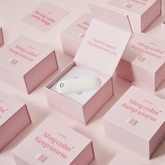 단미 조약돌 USB 충전식 손난로 보조배터리 4000mAh