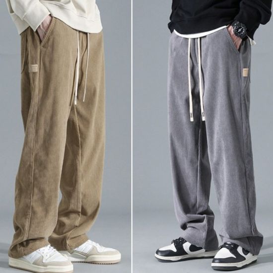 골덴 세미 와이드팬츠 남자 코듀로이소재