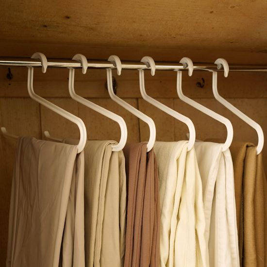 윌로우 오픈형 바지걸이 30개 치마 바지 옷걸이 행거