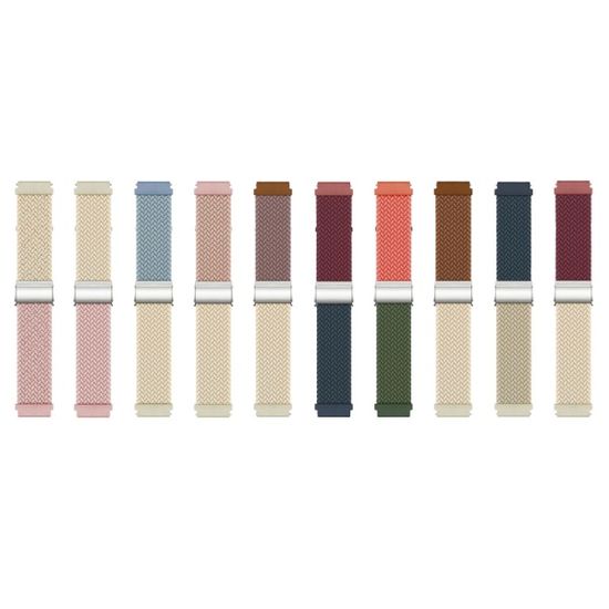 갤럭시워치 5 4 3 배색 나일론 스트랩 시계줄 20 22MM