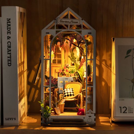 핸즈크라프트 DIY미니어처 북눅 가든하우스