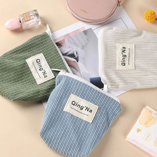 코듀로이 미니파우치 가방 지갑