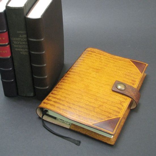 Handmade 가죽 북커버