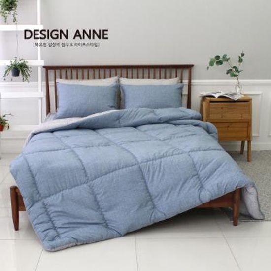 [디자인엔] 세미 뉴몬테 이불베커 2종세트 SS/Q