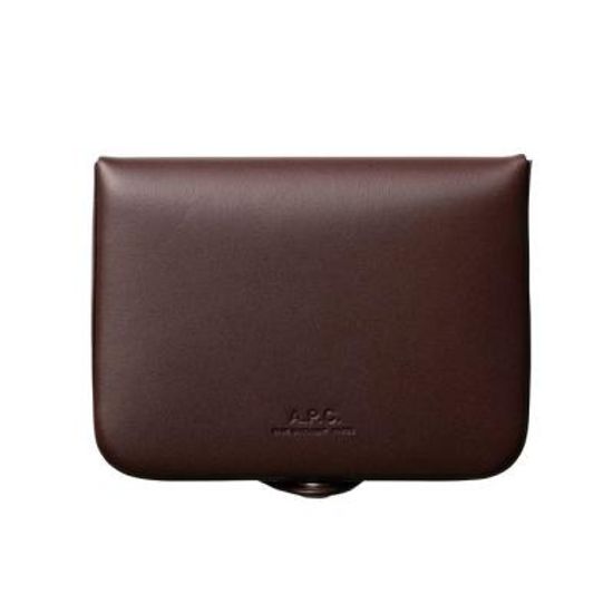 아페쎄 APC  조쉬 코인 카드 지갑 CAE DARK BROWN