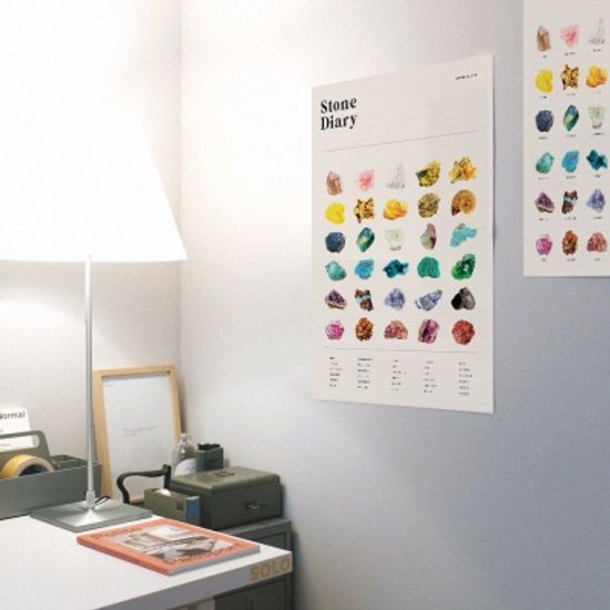 Stone Diary,  포스터 -잇 (스티커형 포스터) 2종 A2