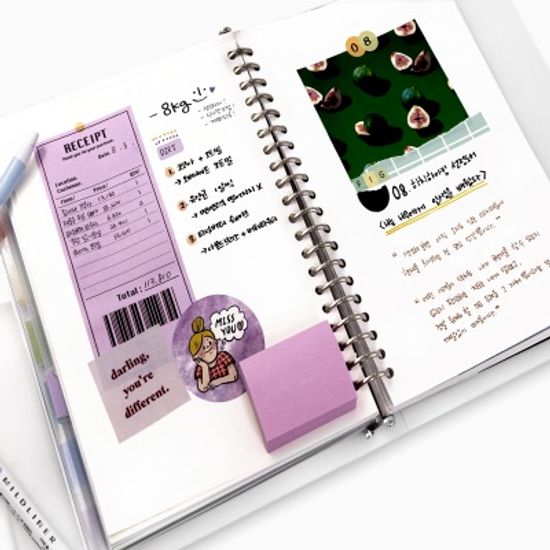 플랜커스 A5 프리미엄 노트 20공 6공 리필속지 모음전