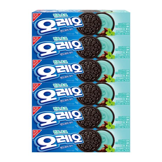 오레오 민트초코 80g 6개