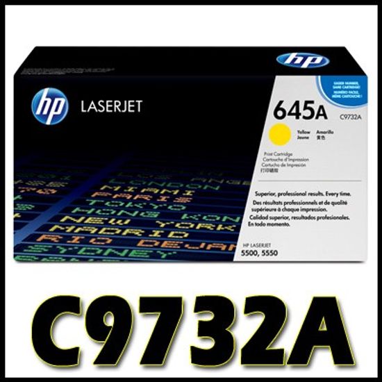 HP 정품 C9732A 노랑 (645A) C9732 9732 CLJ 5500/5550