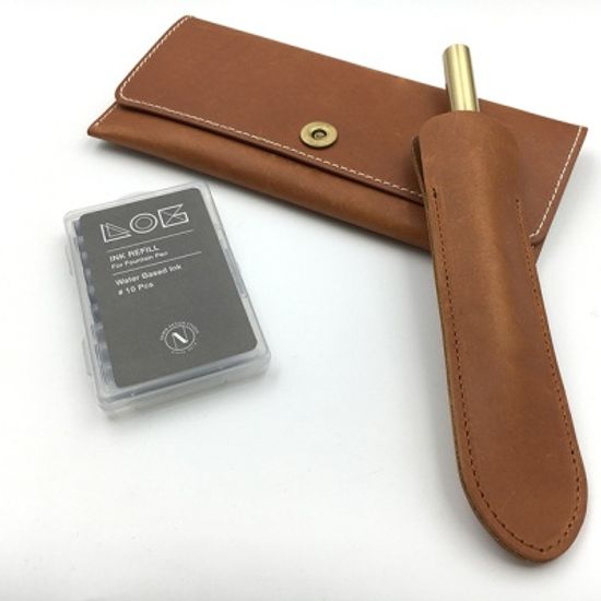 Gift Set - PC402S (가죽필통,만년필FP-402,펜슬리브)