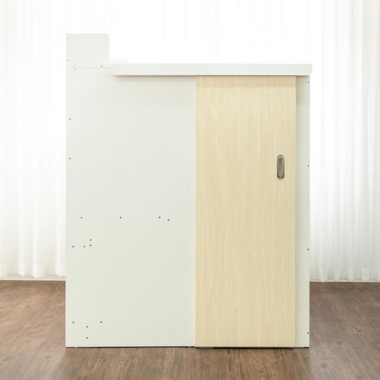 1인 스터디룸 독서실책상 워크스테이션 크림화이트 