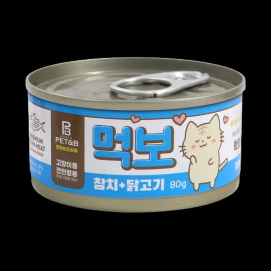 냥이 간식 고양이캔 참치닭고 WB71DC4