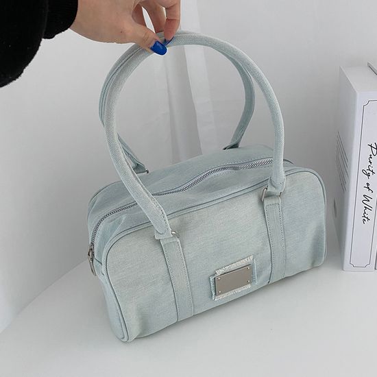 데님 연청 숄더백 핸드백 스퀘어 가방 bg-80 데안